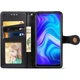 Шкіряний чохол книжка GETMAN Gallant (PU) для Xiaomi Redmi Note 9 / Redmi 10X Чорний - зображення 2