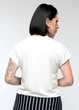 Трикотажна блузка з мереживом For women М-101 58 Білий - зображення 2