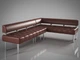 Комплект Тонус без подлокотников Sentenzo 2200x1600x700 Коричневый - изображение 1