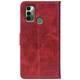 Чохол-книжка Crazy Horse Clasic для Tecno Spark 7 Red Wine (Front) (47646) - изображение 3