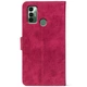 Чохол-книжка Crazy Horse Clasic для Tecno Spark 7 Magenta (Front) (47649) - изображение 3