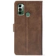 Чохол-книжка Crazy Horse Clasic для Tecno Spark 7 Brown (Front) (47654) - изображение 3