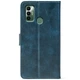 Чохол-книжка Crazy Horse Clasic для Tecno Spark 7 Dark Blue (Front) (47652) - изображение 3