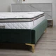 Кровать Frisco Лея 1600х2000 мм Зеленая, ножки золотистые (32907-BBT6765) - изображение 5