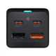 Зарядний пристрій МПЗ Baseus GaN3 Pro Desktop Powerstrip 65W (2xType-C + 2xUSB + AC(EU) PSZM000901 - зображення 2