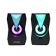 Акустическая система 2.0 Microlab B-22 6Вт RGB Led USB 200-18000Гц черная - изображение 3