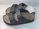 Женские ортопедические шлепанцы BIRKENSTOCK PAPILLIO ARIZONA GROOVED VEGAN 39 черные - изображение 1