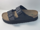 Женские ортопедические шлепанцы BIRKENSTOCK PAPILLIO ARIZONA GROOVED VEGAN 39 черные - изображение 3