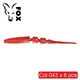 Силиконовый слаг Fox 7см Leech (JAVASTICK) #043 (red perlamutr) (съедобный, 6шт) - изображение 1