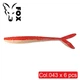 Силиконовый слаг Fox 9см Slug #043 (red perlamutr) (съедобный, 6шт) - изображение 1