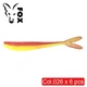 Силиконовый слаг Fox 12см Slug #026 (red yellow) (съедобный, 6шт) - изображение 1