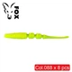 Силиконовый слаг для микроджига Fox 5,5см Leech (JAVASTICK) #088 (bright green) (съедобный, 8шт) - изображение 1