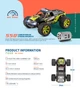 Машинка на радиоуправлении WLToys 144002 4WD 1:14 внедорожник с разгоном до 50 км/ч - изображение 15