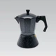 Кофеварка гейзерная Espresso Moka Maestro MR-1667-6 Black 300мл на 6 чашек алюминиевая индукционная - изображение 2