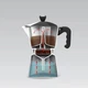 Кофеварка гейзерная Espresso Moka Maestro MR-1666-3 Black 150мл на 3 чашки алюминиевая - изображение 4
