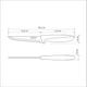 Кухонный нож Tramontina Plenus Light Grey Bone 127 мм (23425/135) - изображение 4