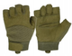 Тактические перчатки Mil-Tec Army Fingerless Gloves 12538501 олива размер 2XL - изображение 1