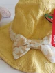 Детская панама с бантиком Honey Fashion Accessories 50 см желтый (13-44) - изображение 3