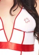 Костюм сексуальний медсестри Leg Avenue Roleplay Nightshift Nurse XL/2XL Білий - зображення 5