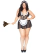 Костюм сексуальний покоївки Leg Avenue Roleplay Fantasy French Maid XL/2XL (1X-2X) Чорний - зображення 5