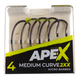 Гачок короповий RidgeMonkey Ape-X Medium Curve 2XX Barbed si,9168.01.77 - изображение 1