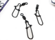 Застібка з вертлюжком Intech Quick lock Snap Rolling Matt black (5 шт) (#00),FS0642612 - зображення 2