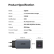 Зарядное устройство UGREEN CD244/10335 USB+2xType-C 5A универсальное Черный UGR-10335 - изображение 3