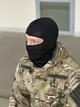 Тактическая балаклава маска подшлемник Tactic военная балаклава Черная (balaclava-black) - изображение 4