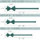 Бабочка Bow Tie House большая зеленая однотонная с габардина 09235 - изображение 4