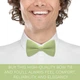 Метелик Bow Tie House фісташковий однотонний з габардину 08613 - зображення 5