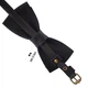 Бабочка Bow Tie House кожаная черная глянцевая Onyx 10093 - изображение 4