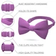 Бабочка Bow Tie House сиреневая роза однотонная с габардина 09569 - изображение 2