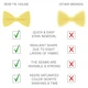 Метелик Bow Tie House лимонний габардиновий 09568 - зображення 3