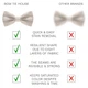 Бабочка Bow Tie House большая атласная серая 00014L - изображение 3