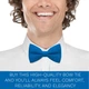 Метелик Bow Tie House великий Azure з габардину 10026L - зображення 5