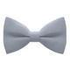 Метелик Bow Tie House великий сірий Cloud Grey габардин однотонний 10070L - зображення 1