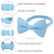 Бабочка Bow Tie House большая пастельно-голубая однотонная с габардина 09445L - изображение 2