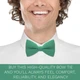 Бабочка Bow Tie House травяная однотонная с габардина 08608 - изображение 5