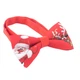 Бабочка Bow Tie House красная с дедом морозом + олень 08711 - изображение 2
