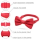 Бабочка Bow Tie House большая атласная красного цвета 09886L - изображение 2