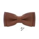 Шкіряна Bow Tie House метелик з коричневої шкіри - краст 08253 - зображення 1