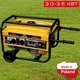 Бензиновый генератор на колесиках 3500 Вт с ручным запуском Volt Polska Hexa Gen 3500 +AVR 3,5 кВт Однофазный с механическим ручным стартером - изображение 1