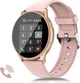 Смарт-часы женские Lemfo Y33 Pink (разговор, тонометр, температура, пульсоксиметр) - изображение 4