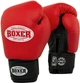 Перчатки боксерские Boxer 8 oz кожвинил 0.6 мм Красные (2024-03R) - изображение 1