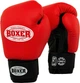 Перчатки боксерские Boxer 10 oz кожвинил 0.6 мм Красные (2024-02R) - изображение 1