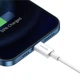 Кабель зарядки Baseus 1M для Apple Lightning to USB для IOS устройств iPhone/iPad Original Series 2.4A White - изображение 6