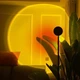 Світлодіодна лампа для підлоги Q07 Golden Hour Sunset Lamp проектор золотого заходу сонця 100-240 В / 20 Вт / 50 Гц (SN9QI13637) - зображення 4