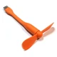 Портативный гибкий USB вентилятор Оранжевый (1074VNTLTRC12) TIN66 - изображение 3