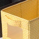 Набір органайзерів в дитячу 3 шт IKEA UPPRYMD чорний жовтий бірюзовий 18x27x17 см 504.622.58 - зображення 6