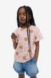 Футболка для девочки розовая Ромашки H&M 98-104см (400092179) - изображение 3